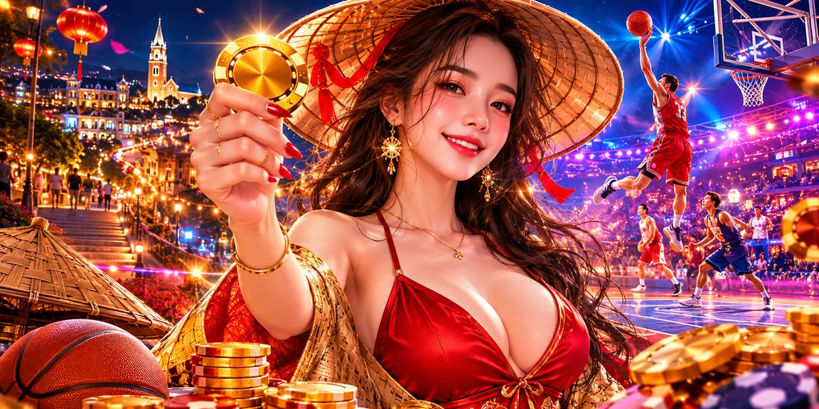 Khung cảnh Đà Lạt với người dùng xem thông tin xổ số và giải trí trực tuyến